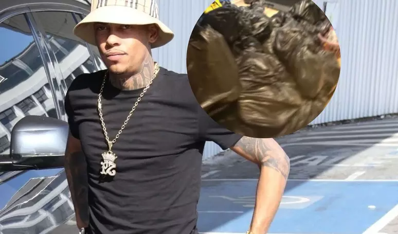 MC Poze do Rodo é flagrado jogando pertences de Vivi Noronha em sacos de lixo após término
