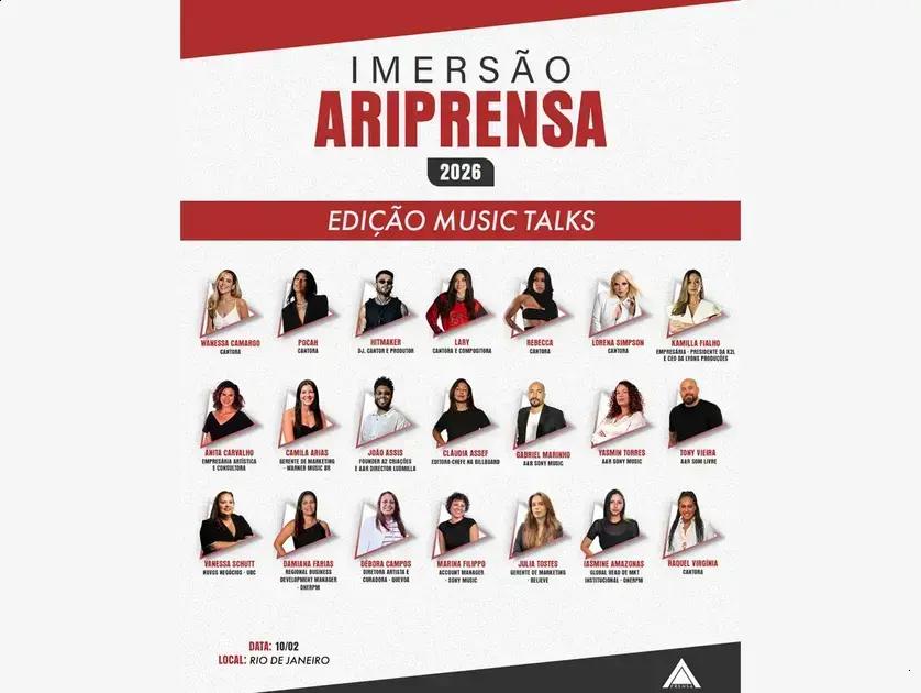 AriPrensa promove evento Music Talks com painéis sobre o mercado musical
