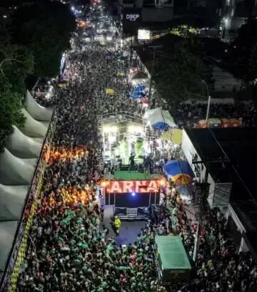 Japa NK se emociona e agita 200 mil foliões no Carnaval de Porto Velho