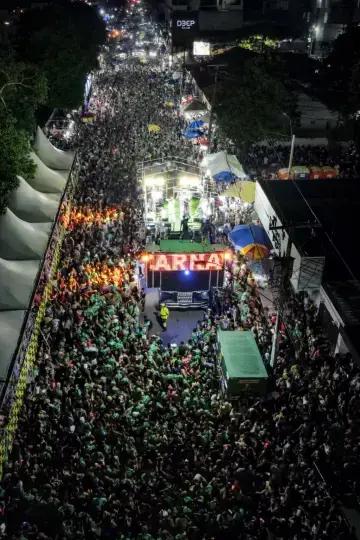 Japa NK se emociona e agita 200 mil foliões no Carnaval de Porto Velho